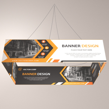 Square Trade Show Hanging Sign (Large)